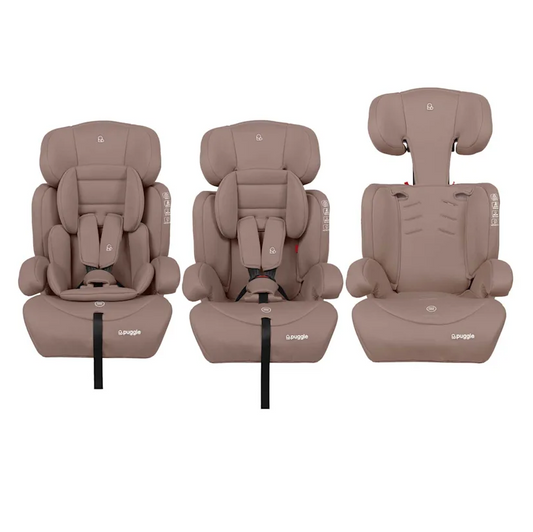 Puggle Maxi Gro Comfort Eco Car Seat – Group 1/2/3 Adjustable Child Car Seat
