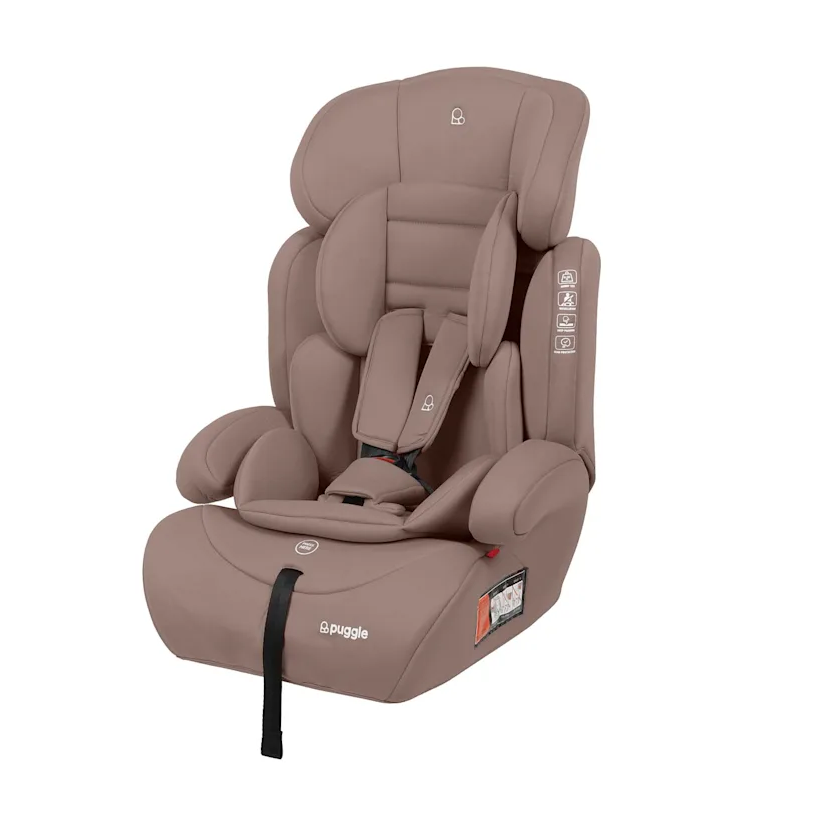 Puggle Maxi Gro Comfort Eco Car Seat – Group 1/2/3 Adjustable Child Car Seat