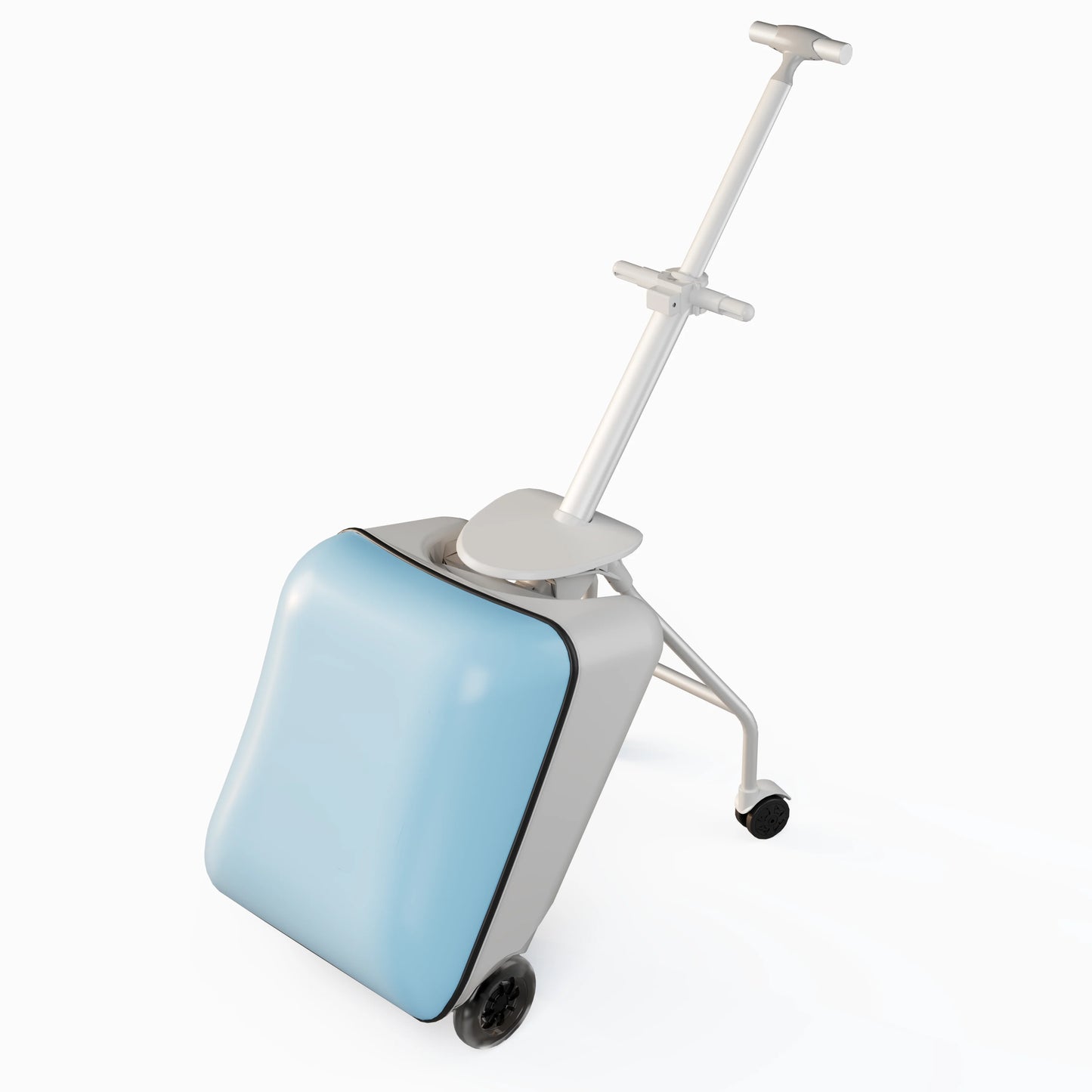 Kids Ride-On Suitcase with Wheels – Portable Carry-On Luggage with 360° Spinner Wheels