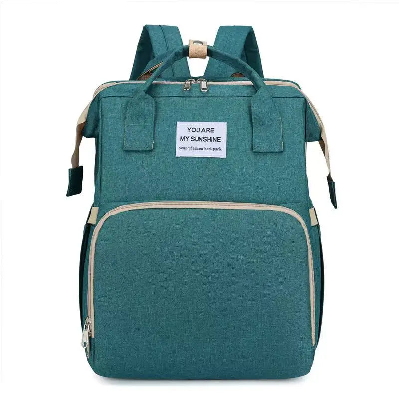 Folding Mommy Bag & Portable Baby Crib – Large-Capacity Lightweight Baby Backpack for Moms