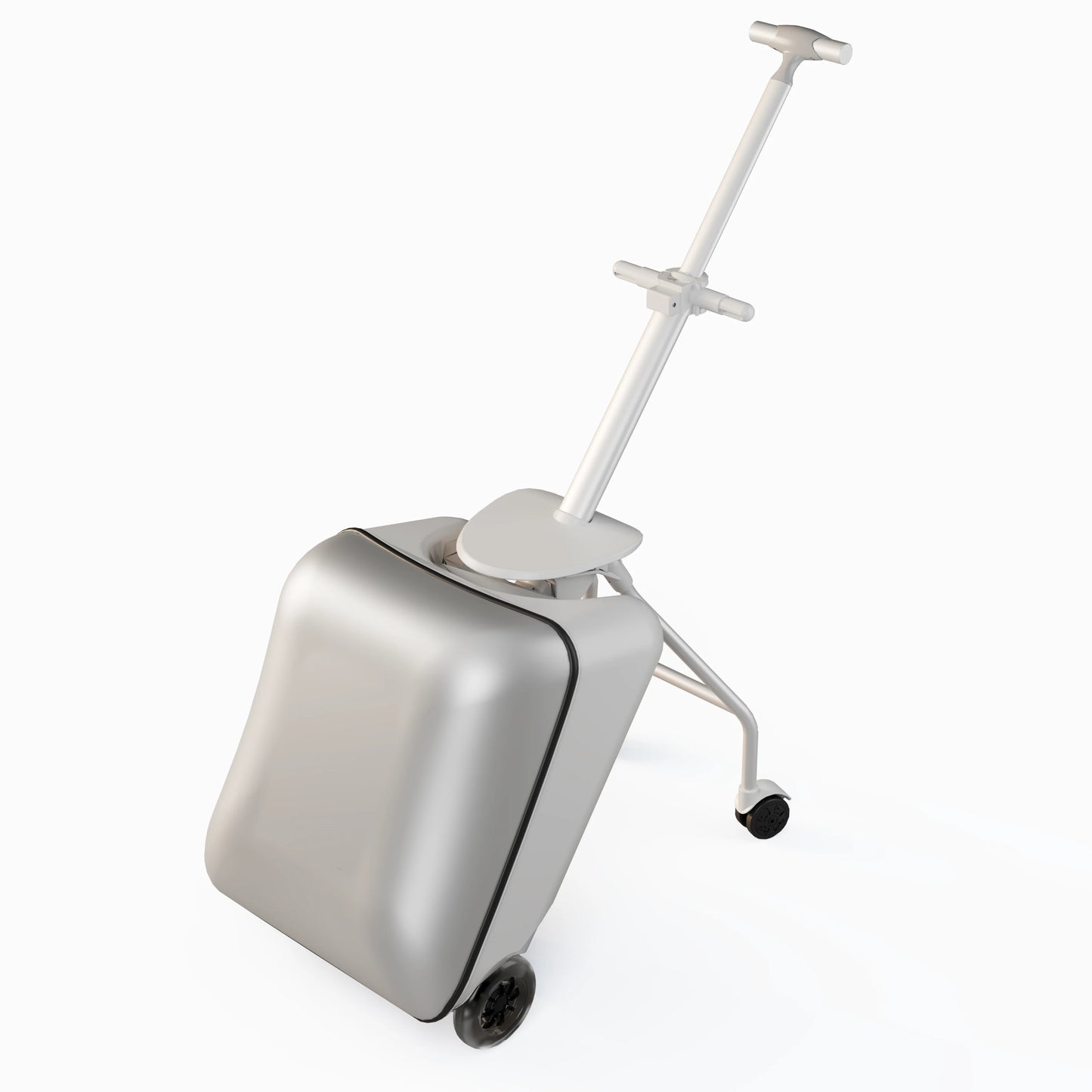 Kids Ride-On Suitcase with Wheels – Portable Carry-On Luggage with 360° Spinner Wheels