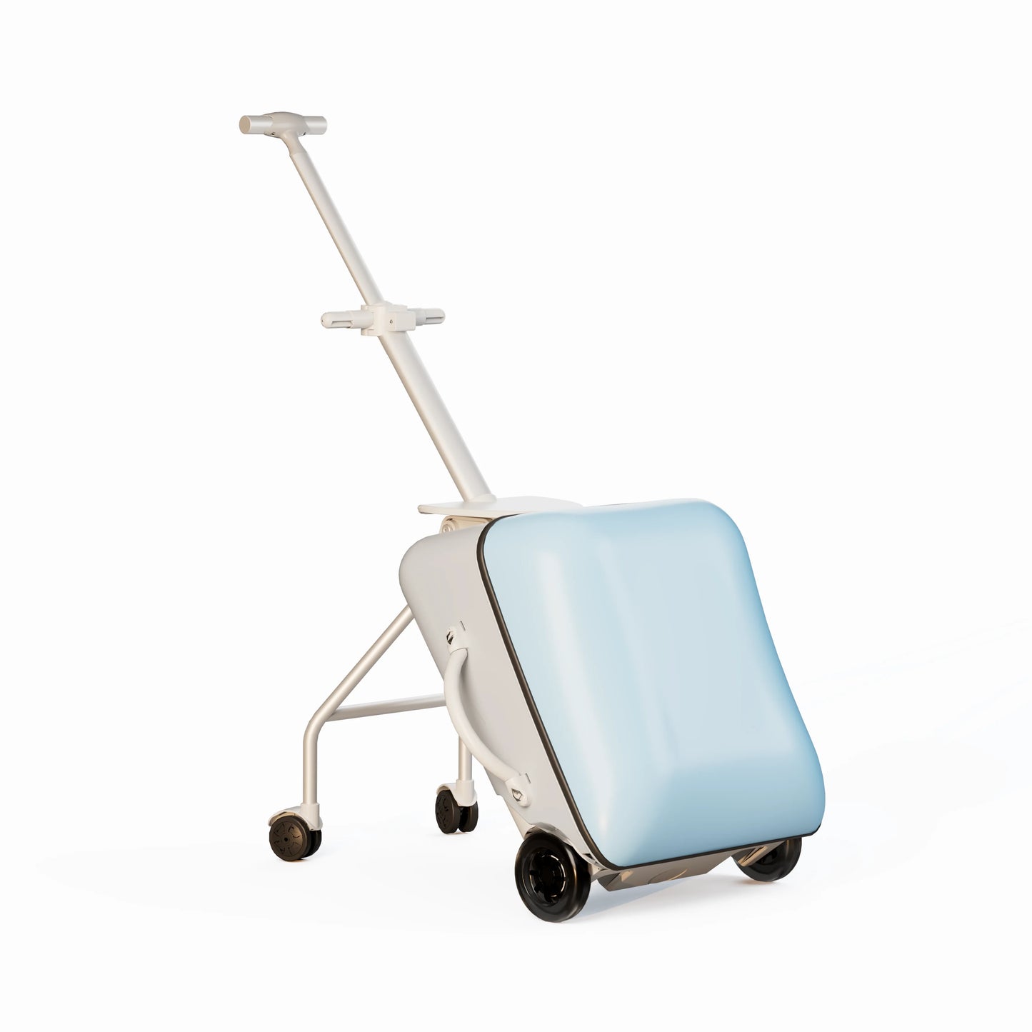 Kids Ride-On Suitcase with Wheels – Portable Carry-On Luggage with 360° Spinner Wheels