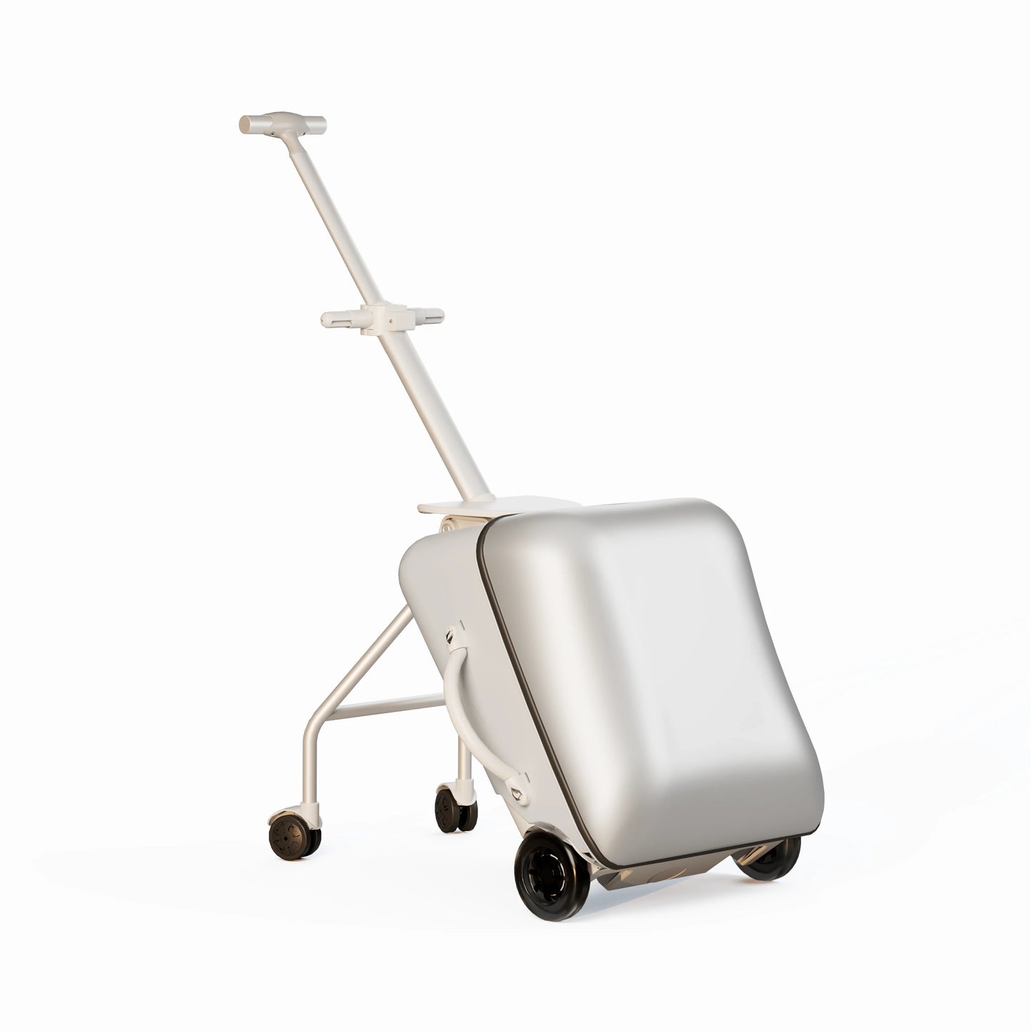 Kids Ride-On Suitcase with Wheels – Portable Carry-On Luggage with 360° Spinner Wheels