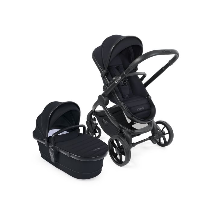 iCandy Peach 7 Black Edition Pushchair Bundle – Premium Baby Stroller with Accessories