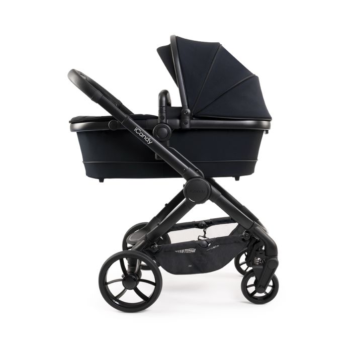 iCandy Peach 7 Black Edition Pushchair Bundle – Premium Baby Stroller with Accessories