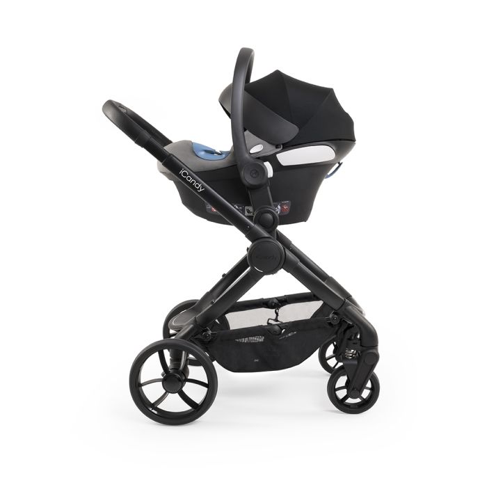iCandy Peach 7 Black Edition Pushchair Bundle – Premium Baby Stroller with Accessories