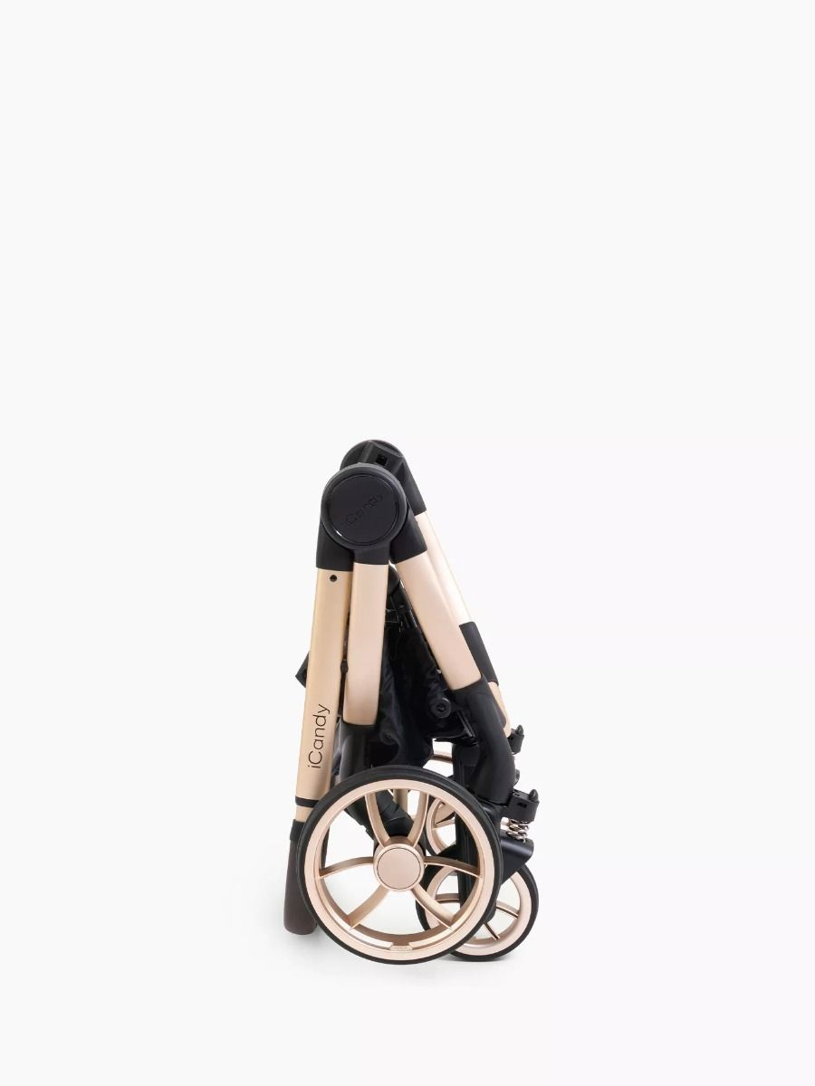 iCandy Peach 7 Luxury Pushchair Bundle – Complete Baby Stroller Set (Biscotti)