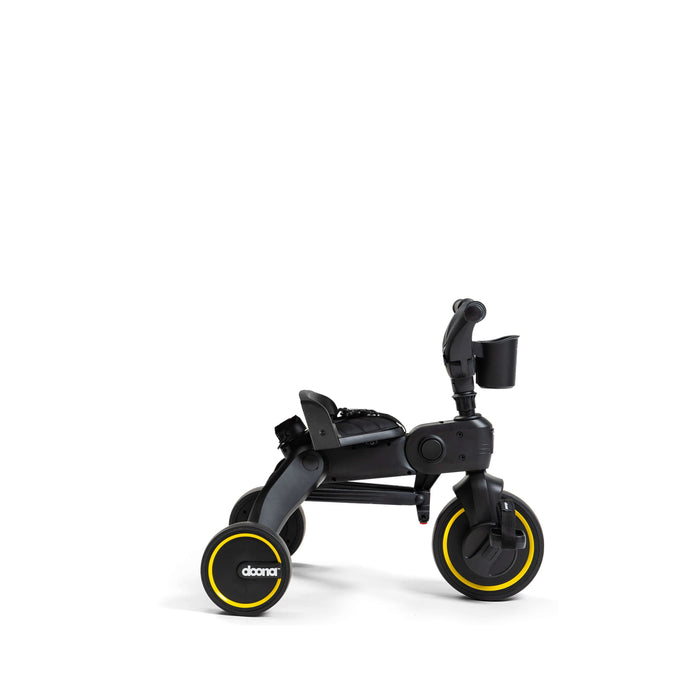 Doona Liki S5 Foldable Trike – Premium Compact Lightweight Toddler Tricycle with Travel Bag – Midnight